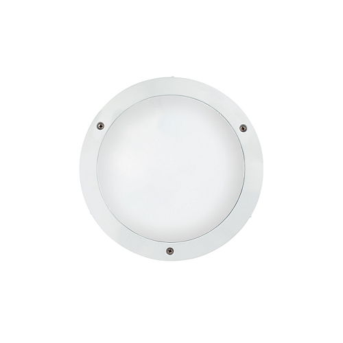 Aplique pared 2xe27 tonda blanco